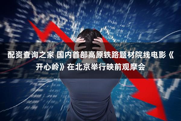 配资查询之家 国内首部高原铁路题材院线电影《开心岭》在北京举行映前观摩会